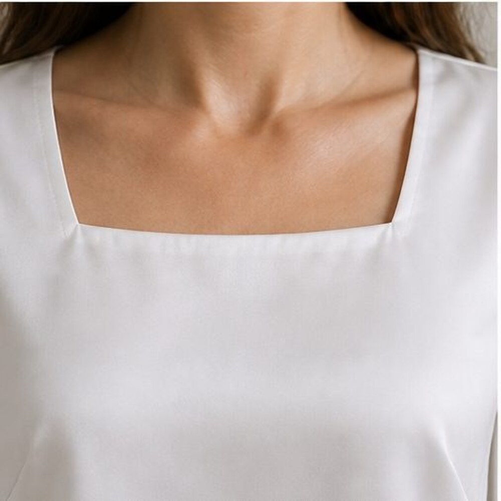 White Ruffle Blouse - Picture 4 of 6
